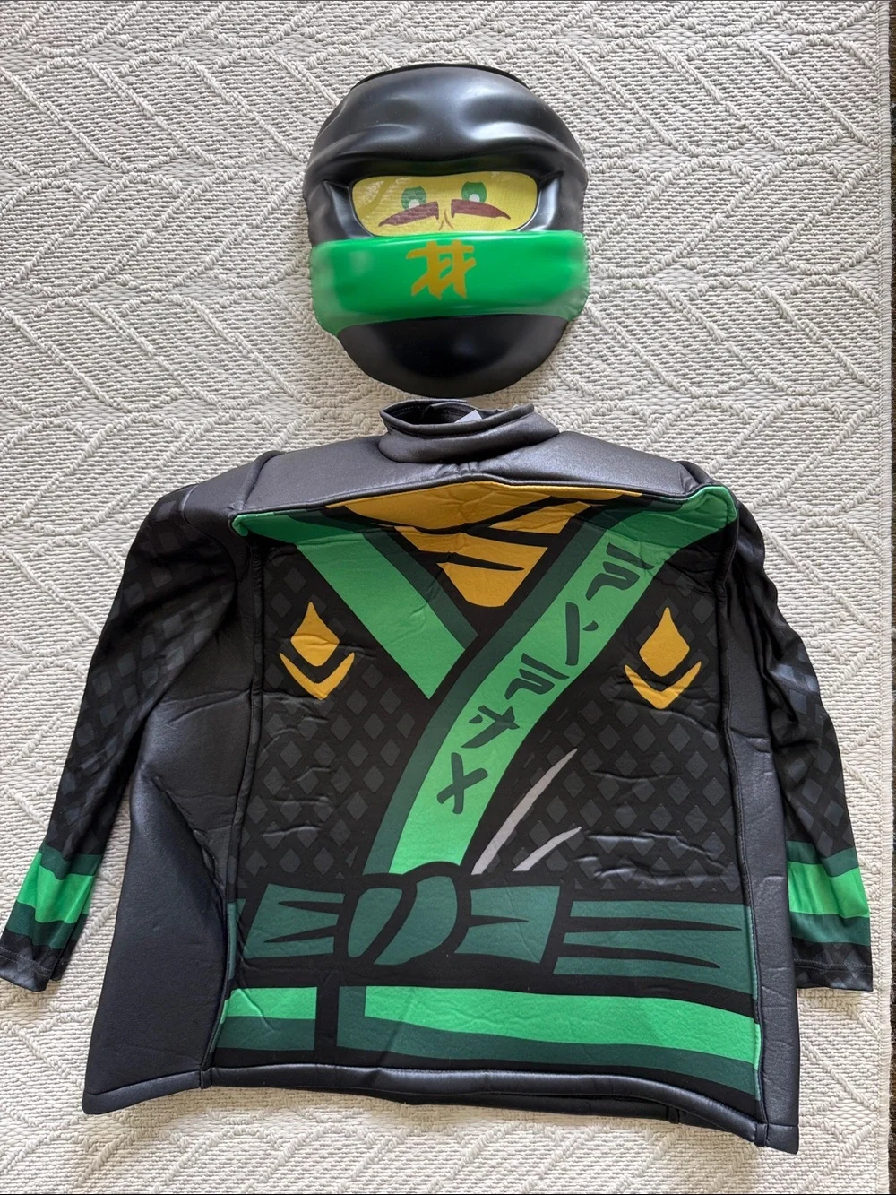 LEGO Ninjago Movie Lloyd Green Ninja Kids Costume - Size Large